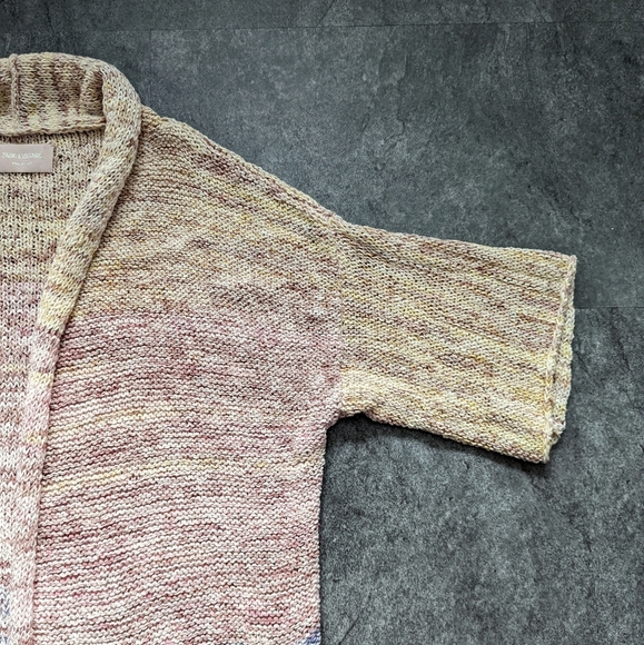 Zadig and Voltaire oversized pastel multicolored loose knit open front cardigan - Picture 7 of 15